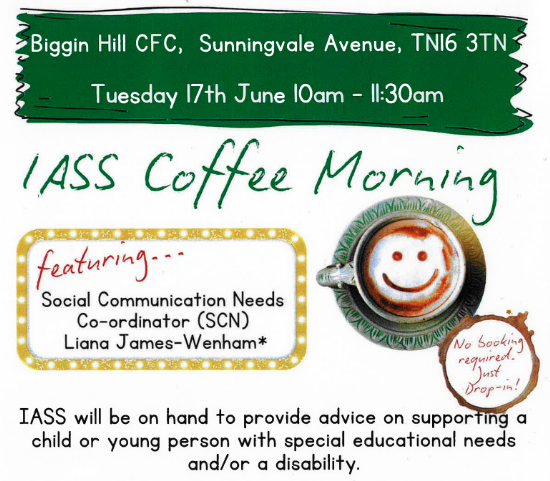 IASS Social Communication Needs Coffee Morning